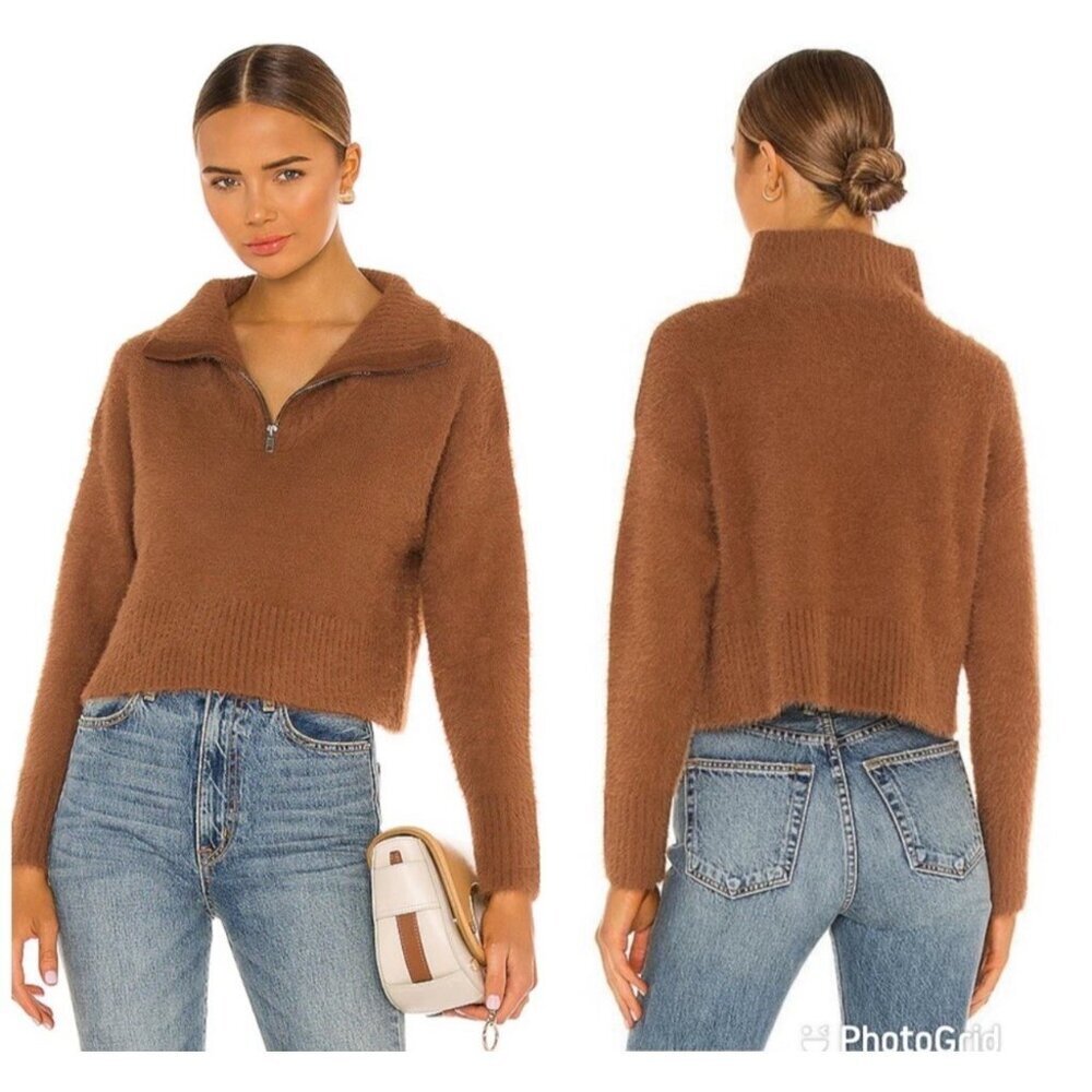 Camila Coelho Jaelyn Pullover In Toffee Womens XS EUC